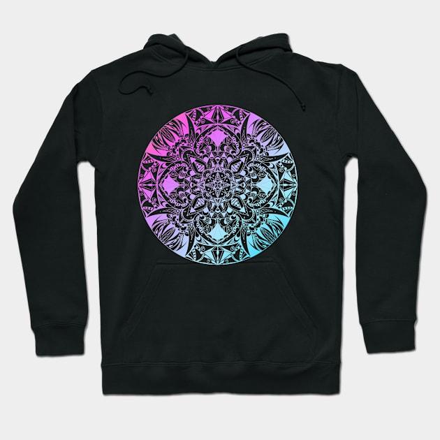 Multicolored Mandala Hoodie by Trizi‘s Art